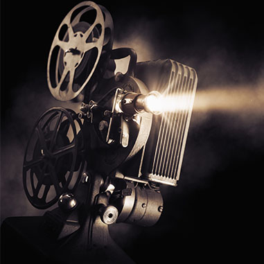 Image showing a projector in use