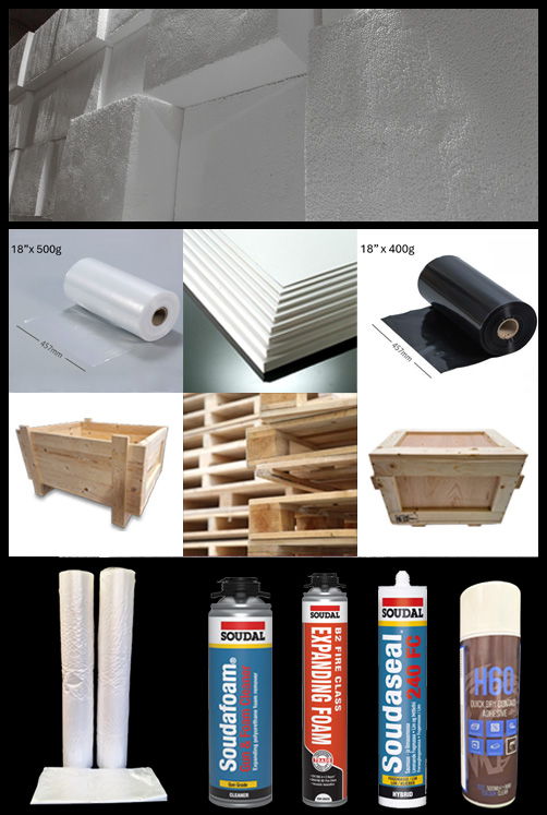 Image showing different stock materials and products