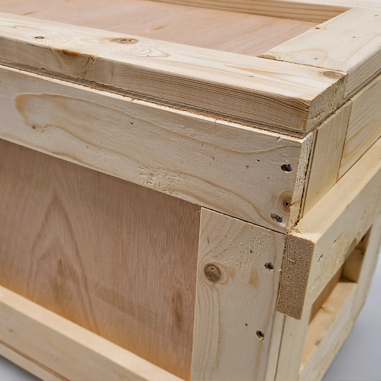 image showing a safran crate closeup